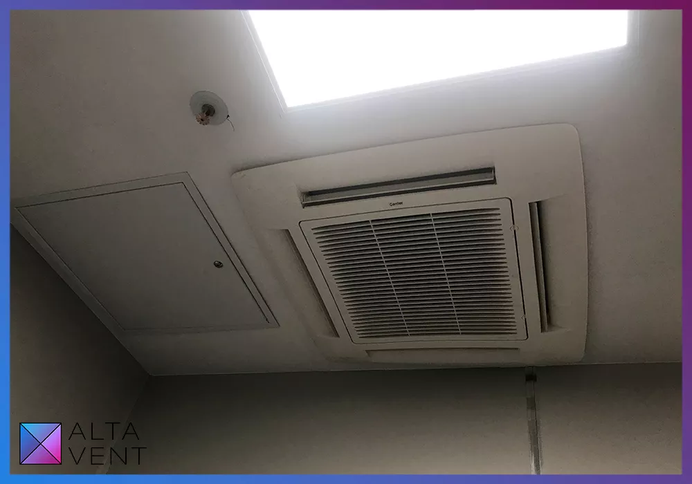 Система вентиляции и кондиционирования воздуха для магазина в ТРЦ в Москве